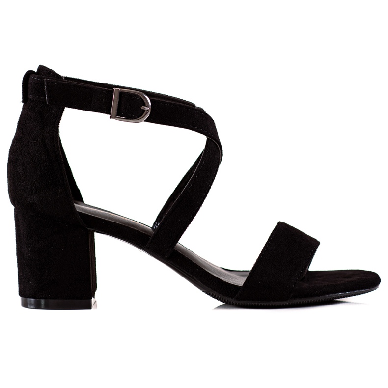 W. Potocki Sandaalit Korkokenkiin Potocki musta