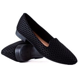 TRENDI Classic Lords with Pattern musta