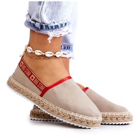 Slip-on espadrillit Big Star JJ274879 Beige