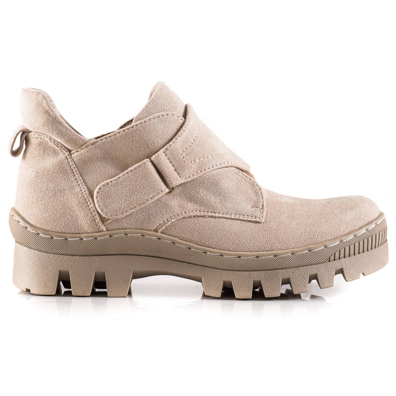S. BARSKI S.BARSKI Velcro-saappaat beige