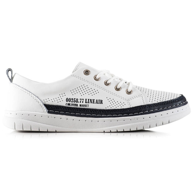 Evento Valkoiset nahkakengät valkoinen