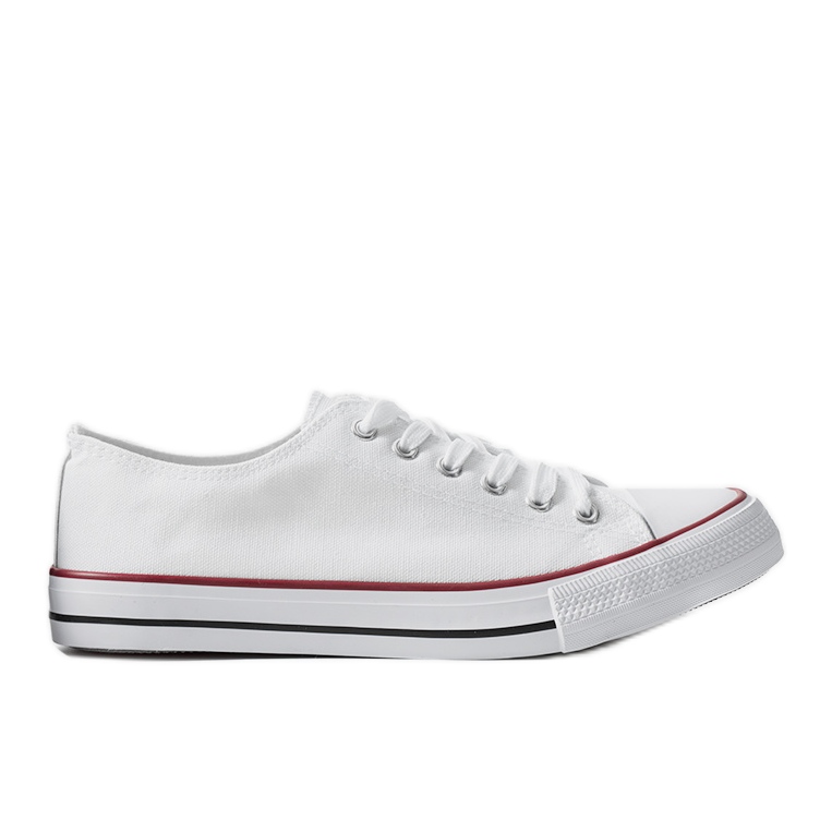 Miesten valkoiset Viktor tennarit valkoinen