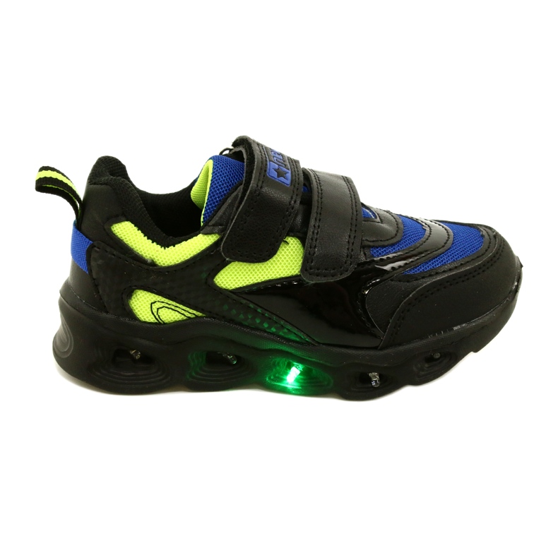 ADI Sports Shoes LED hehkuva tarranauha News 22DZ32-4836 Royal musta sininen vihreä