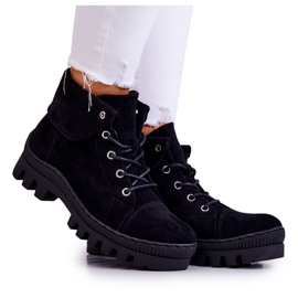 S.Barski Mokkasaappaat, jotka on sidottu mustat Dalles