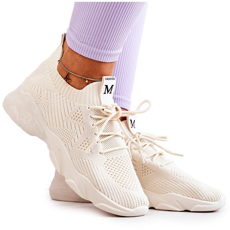 PS1 Urheilukengät Tennarit Kangas Vaalea beige Nolene