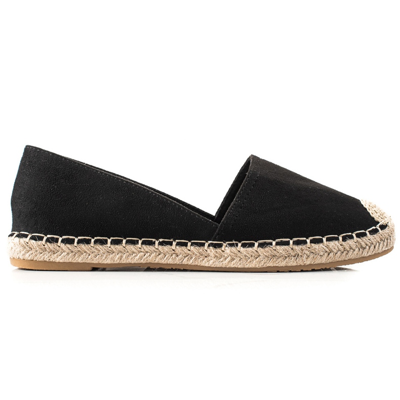 TRENDI Klassiset mustat espadrillit