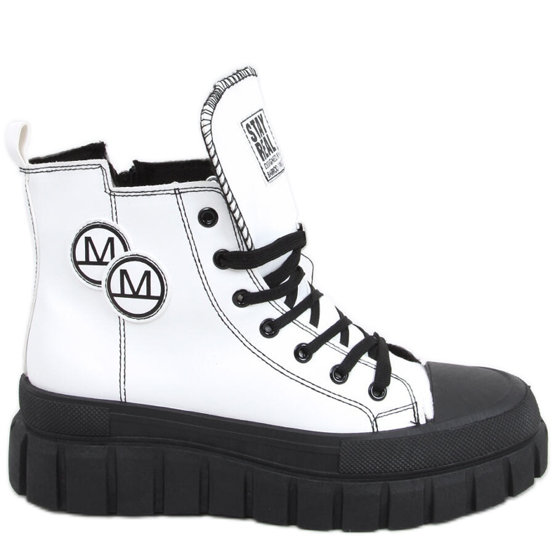 Ayse WHITE/BLACK lenkkarit valkoinen