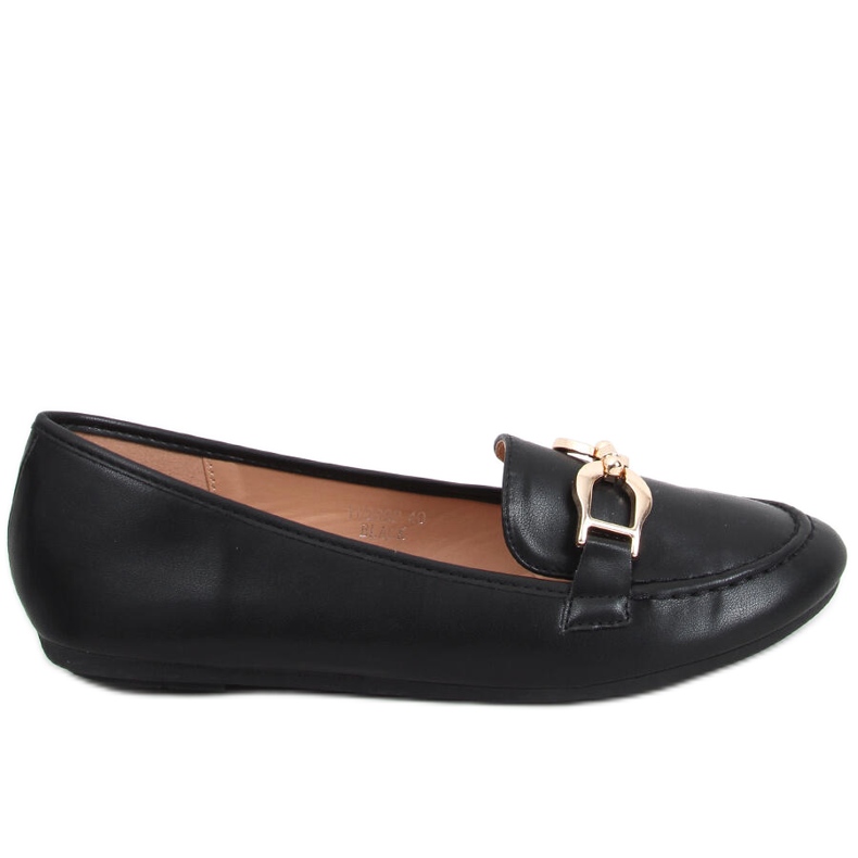 Naisten Amiya Black -loaferit musta