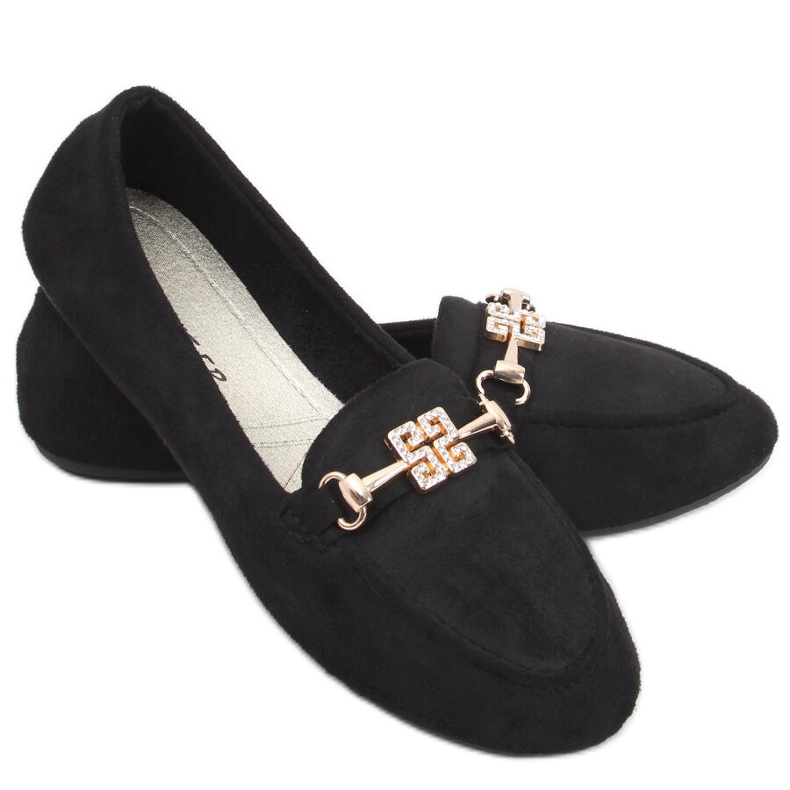 Naisten loaferit Chloe Black musta