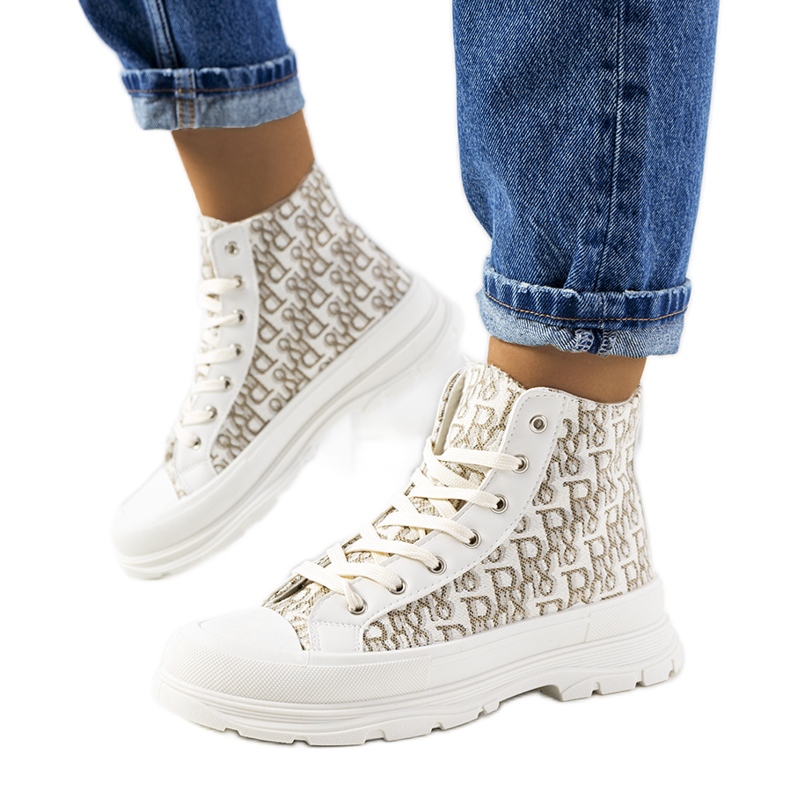 Beiget lenkkarit, naisten kengät, Chester