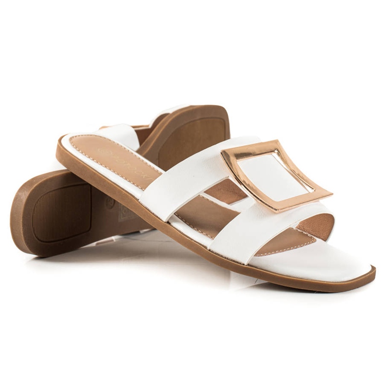 W. Potocki Tyylikkäät Potocki-tossut valkoinen