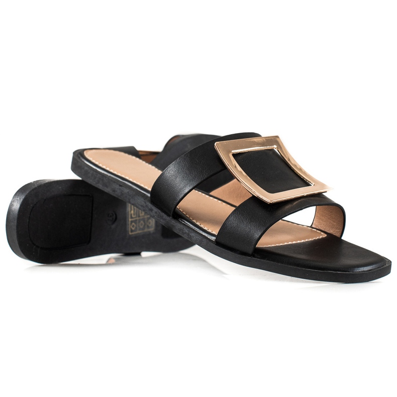 W. Potocki Tyylikkäät Potocki-tossut musta