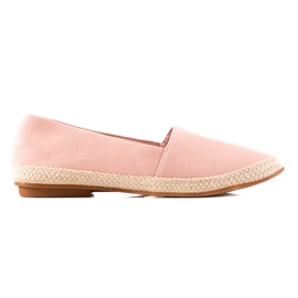 Ideal Shoes Klassiset espadrillit vaaleanpunainen
