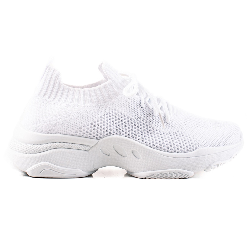 Renda Valkoiset nauhalliset tennarit valkoinen