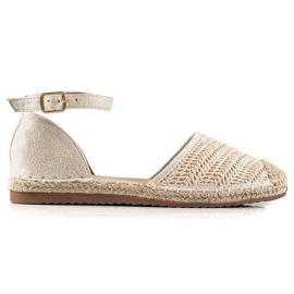 Anesia Paris Punotut espadrillit soljella beige