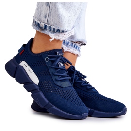 Naisten urheilukengät Memory Foam Big Star JJ274274 Tummansininen