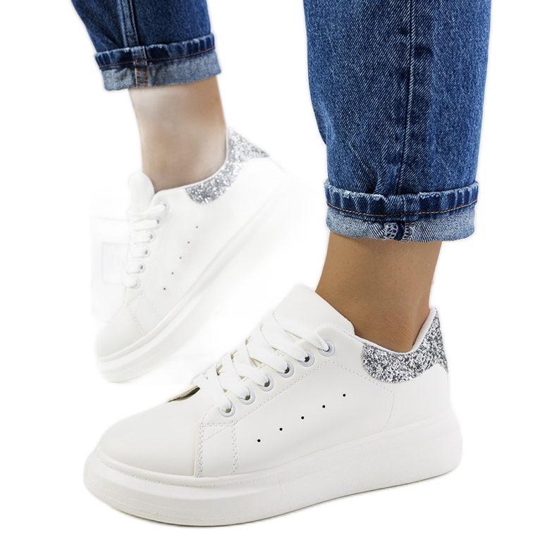 Gallo naisten valkoiset tennarit valkoinen hopea