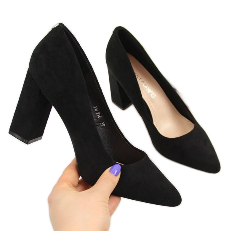 Pumput pylvään mokkanahassa Sergio Leone W SK316A musta