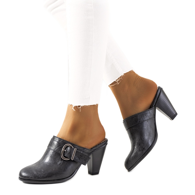 Mustat Gralow-korkokengät