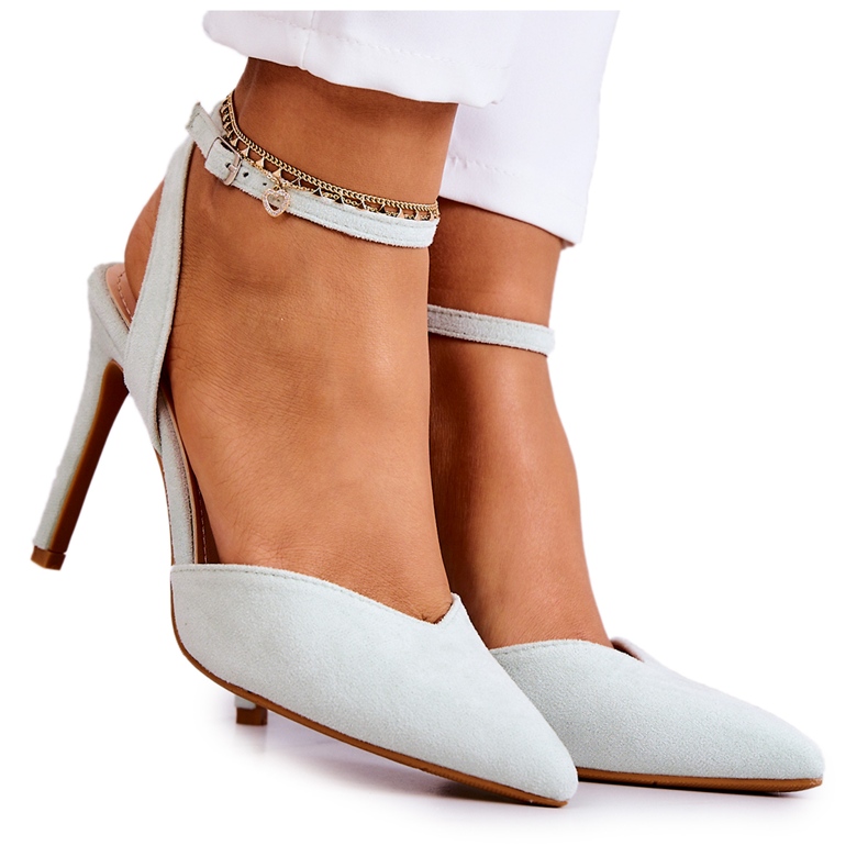 Suede solkikorkokengät Vaaleanvihreä Kharen