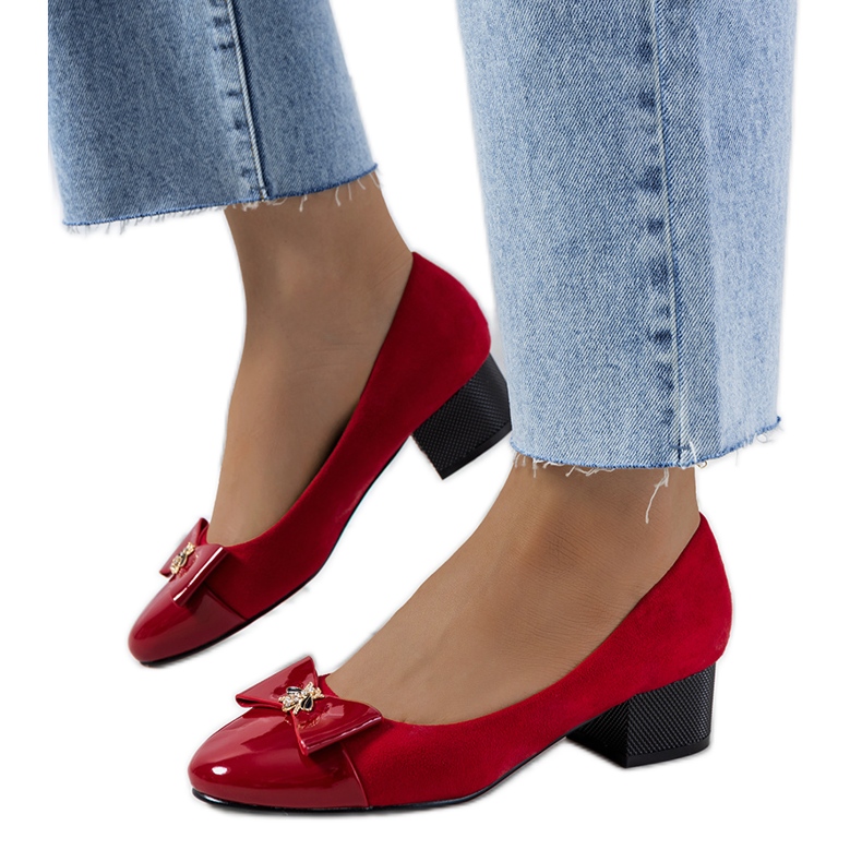 Sharonan naisten punaiset pumput punainen