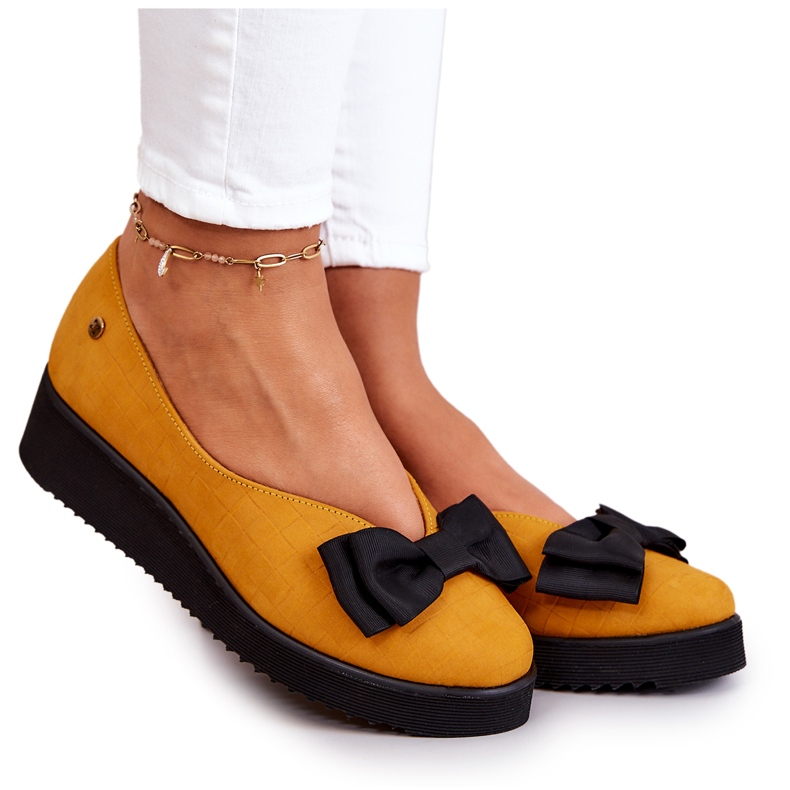 Mokkabaleriinat Maciejka-alustalla 05062-07 Keltainen