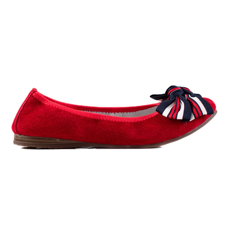 Filippo Nahkainen balerina jousella punainen