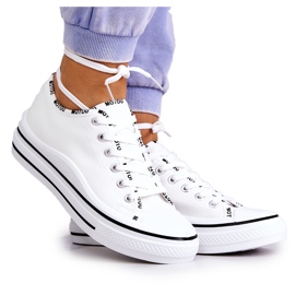 S.Barski Naisten valkoiset Menifee sidottu tennarit valkoinen