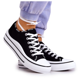 S.Barski Naisten mustat Menifee sidottu tennarit