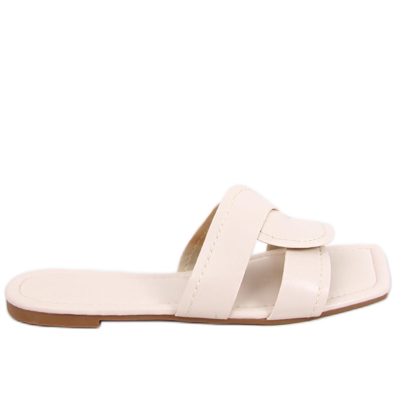 Tossut neliömäisillä pohjalla Nitya Beige