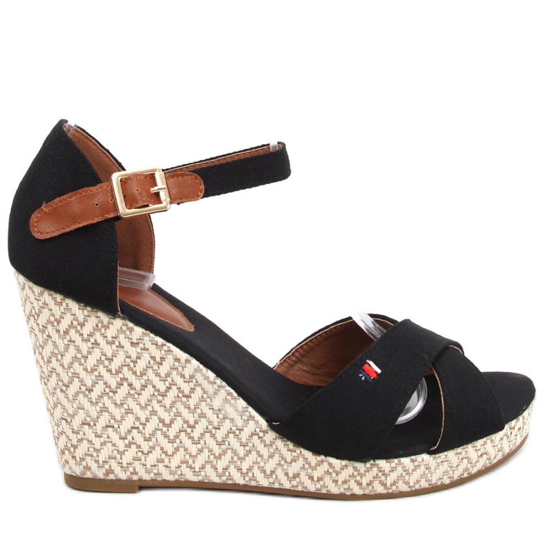 Lamis Black wedge sandaalit musta