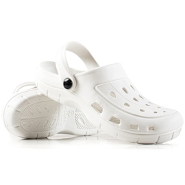 TRENDI Vaaleanvalkoiset varvastossut valkoinen