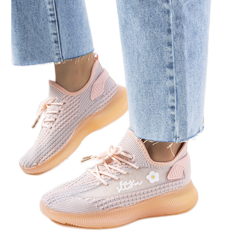 Vaaleanpunaiset Molema naisten urheilulenkkarit vaaleanpunainen harmaa