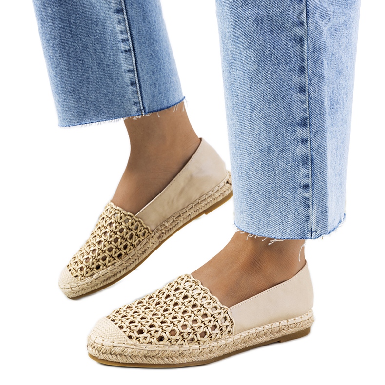 Kiomi beige espadrillit