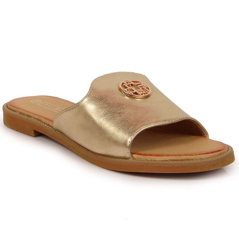 Kultaiset tossut koristeella Filippo W PAW344B kultainen