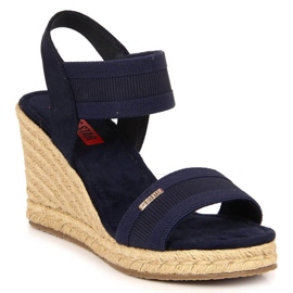 Wedge sandaalit Big Star W JJ274977 laivastonsininen tummansininen