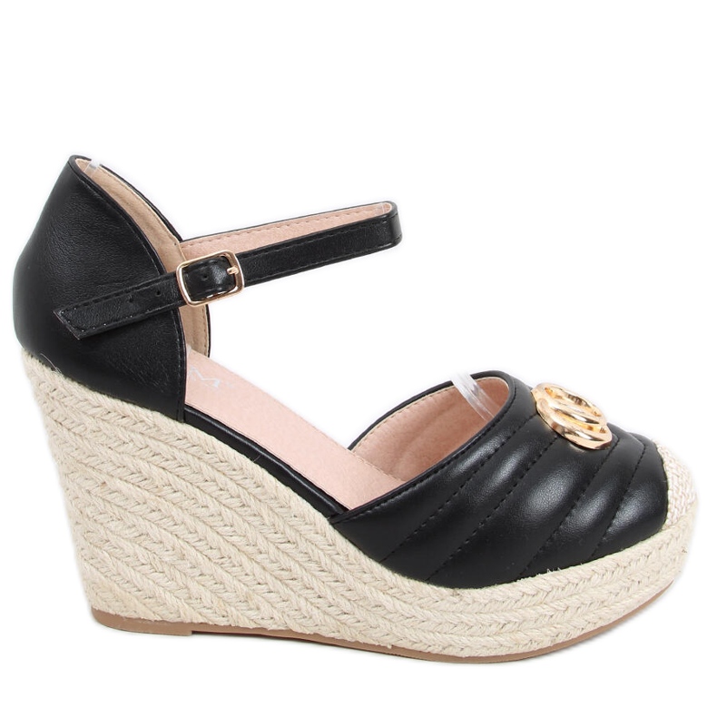 Aika Black wedge sandaalit musta