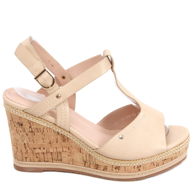 Wedge sandaalit Nancy Beige