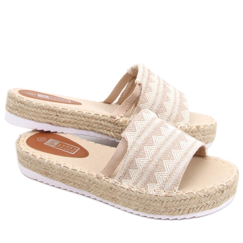 PA1 Naisten espadrillit Nour Beige