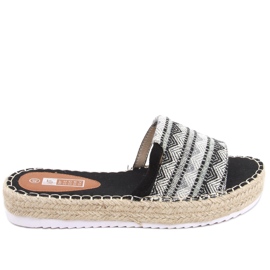 PA1 Naisten espadrillit Nour Black musta