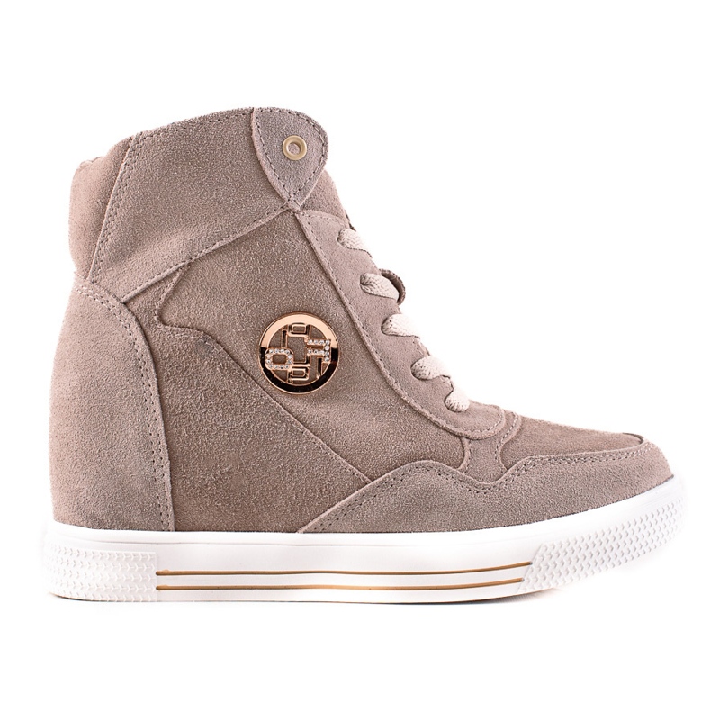 Filippo Nahkaiset lenkkarit beige