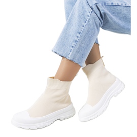 Beiget Mickey-nilkkalenkkarit