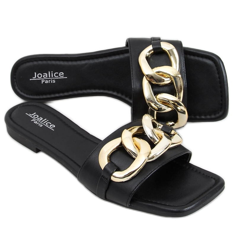 Jasira Mustat tossut ketjulla