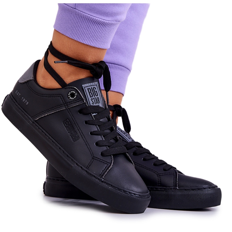 Nahkalenkkarit Big Star JJ274214 Musta