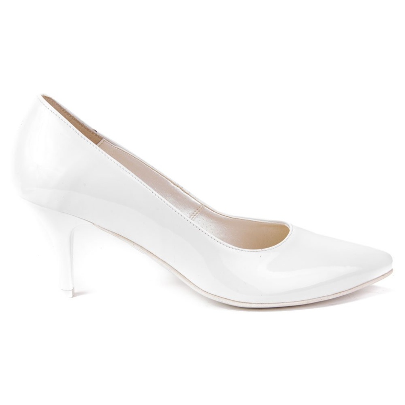 Filippo 2161 valkoiset lakkapumput valkoinen