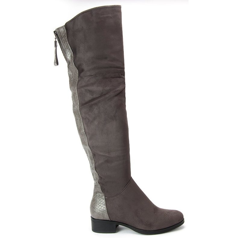 Filippo DKZ379 / 17 Gr harmaat saappaat ruskea