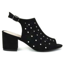 Filippo DS770 / 19 Bk Mustat sandaalit