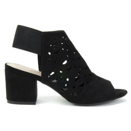 Filippo DS771 / 19 Bk Mustat sandaalit