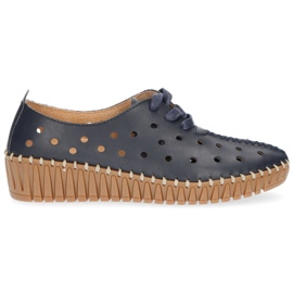 Nahkakengät Filippo DP1230 / 20 Nv laivastonsininen