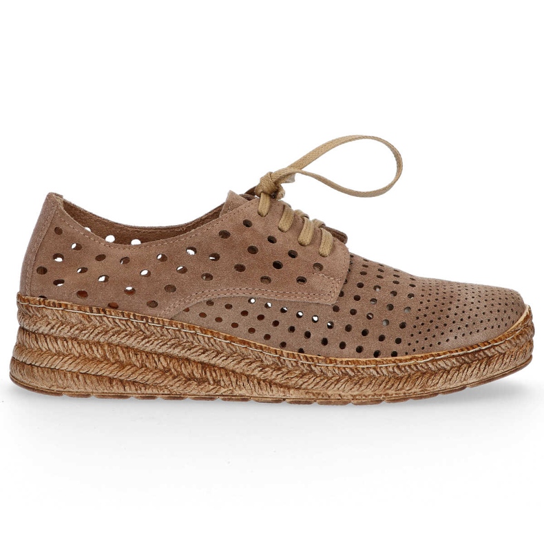 Filippo 20071 Velour Taupe kengät ruskea